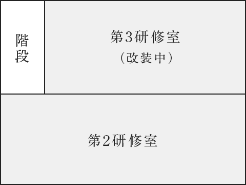 北館地下1階のフロアマップ